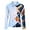 Blue Check, variant on Voofly Sun Protection Jacket Women with Thumb Hole Lightweight Breathable Casual Women Zip Up Hoodie Women Hot Pink, Workout Sunproof Clothing For Women Long Sleeve L