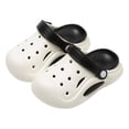 thumbnail image 4 of Krdevn Kids' Solid Color Clogs Lightweight Breathable Hollow Out Non-Slip Summer Beach Slip-On Casual Sandals,Sizes 3-4 Years, 4 of 4