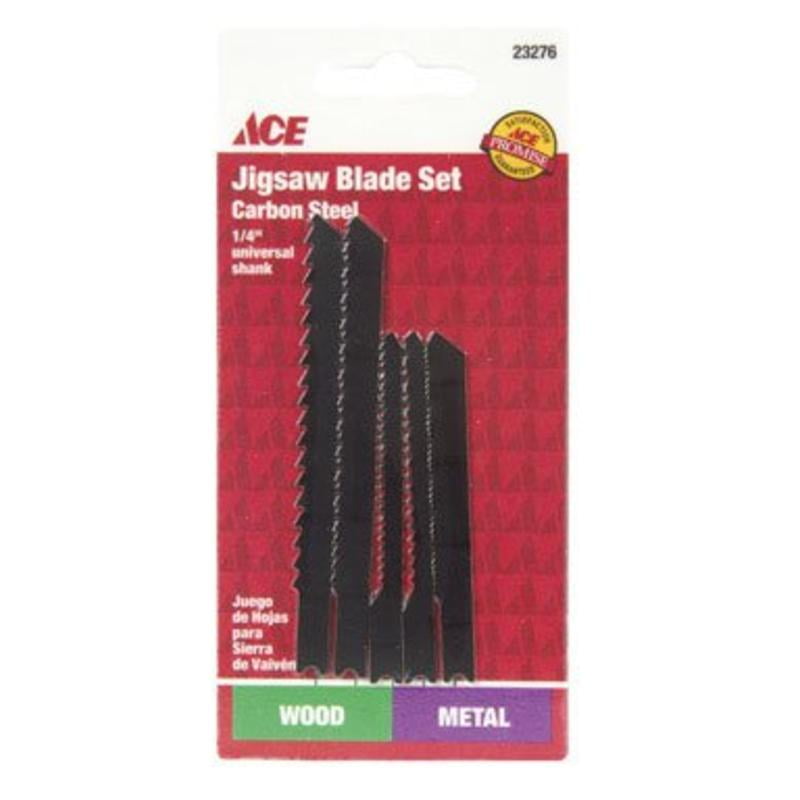 Jig Saw Blade Set 5 Piece Set Ace Saw Blades 100290 082901232766