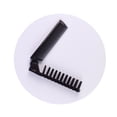 thumbnail image 5 of Peine plegable, peine portátil de viaje, peines dobles, mini cepillo para cabello fino/grueso para mujeres y hombres (negro), 5 of 5