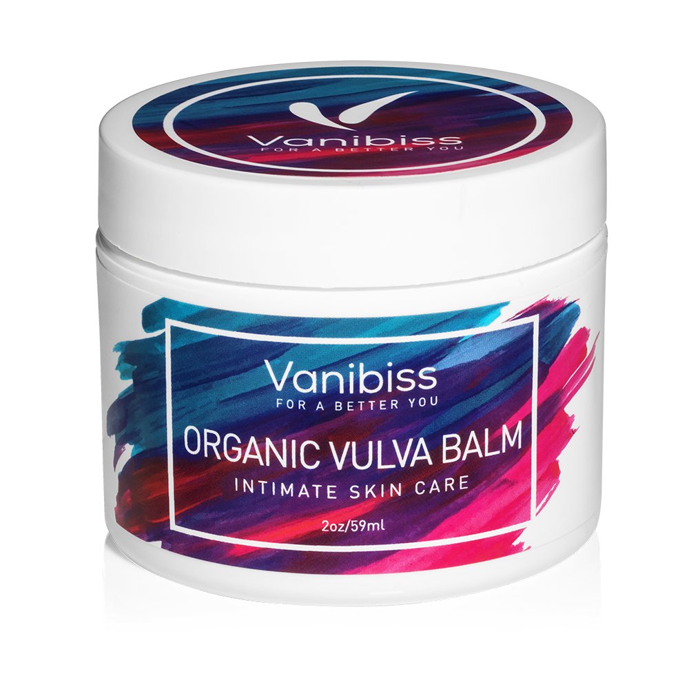 Vanibiss Organic Vulva Balm, Vaginal MoisturizerRelieves Dryness (2oz)