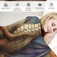 thumbnail image 3 of ARISTURING Be A Book Dragon Sherpa Blanket - in A World of Bookworms Dragon Blanket - Soft Warm Reading Sherpa Throw Blanket for Sofa Bedroom Couch - Birthday Christmas Book Bedding Gifts -, 3 of 6