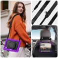 thumbnail image 6 of for iPad Mini 7th/6th Generation Case 8.3 inch 2024/2021, 360 Rotating Shockproof Cover with Stand, Handle, Shoulder Strap, Purple, 6 of 7