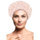 thumbnail image 1 of Gorro de ducha y gorro de baño de nailon reutilizable Gorros de ducha impermeables reversibles de gran tamaño, grandes, diseñados para todas las longitudes de cabello, con forro de rizo y banda elásti, 1 of 5