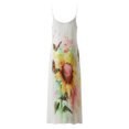 thumbnail image 5 of Lenago Robes de Printemps Grande Taille pour Femmes 2023 Robe d'Été Décontractée Sans Manches pour Femmes Robe Ample à Bretelles Rondes Robe de Plage Robes Maxi Bohèmes Robes d'Été de Plage en Liquidation, 5 of 5