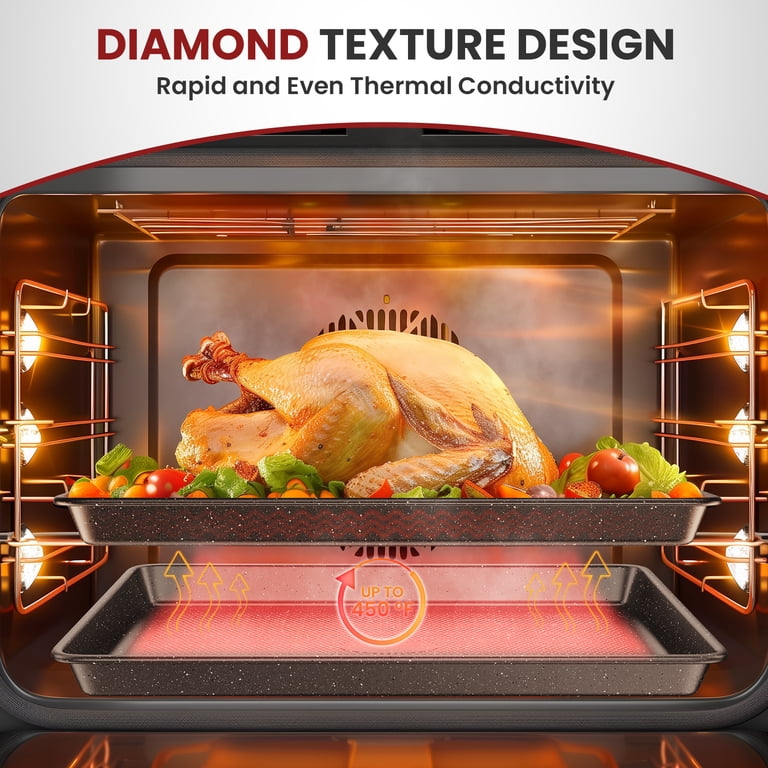 VAVSEA 3-Piece Carbon Steel Nonstick Baking Sheet Set photo 2