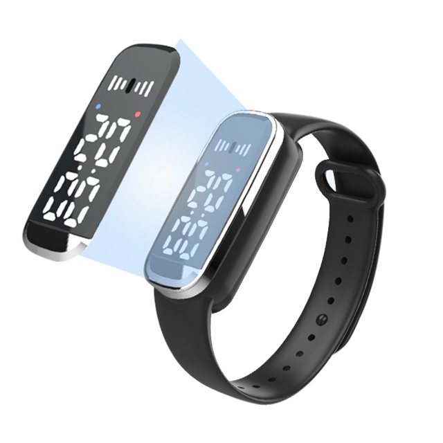 Reloj de pulsera repelente de mosquitos ultrasónico 2 en 1 con función de reloj Pulsera antimosquitos recargable para niños adultos al aire libre