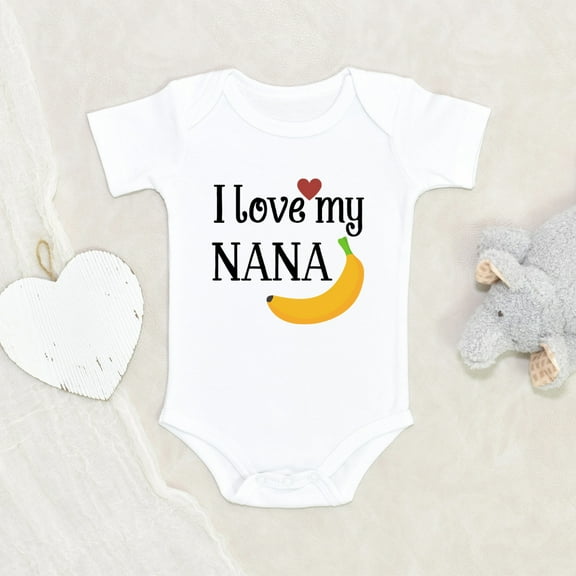 Newbabywishes - Cute Loved My Nana's Baby Clothes for Boys and Girls - Grandma Baby Clothing