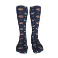 thumbnail image 5 of Honeii Hedgehog And Snail Print Calf Socks Sports Socks Seamless Toe, Trouser Socks,Knee High Long Socks for Women and Men-One Size, 5 of 8