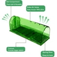 thumbnail image 5 of INFISU Humane Mouse Trap, Easy to Set, Reusable, Safe for Kids/Pets, Suitable for Outside Use, 2 Pack (Green), 5 of 8