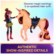 Unicorn Academy, Cinder's Campfire Set, Valentina Doll & Unicorn with Articulated Legs