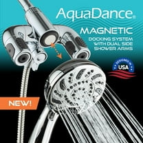 Aquadance High Pressure 14 Zone Shower Head & Handheld 3-way Combo System