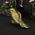 thumbnail image 2 of Animal Figurines Brass Sparrow & Snake Figurine Bird Statue Home Ornaments, 2 of 5