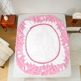 thumbnail image 5 of Feelyou Kawaii Boxing Gloves Full Size Sheets, Pink Hope Ribbon Bed Sheets, Cartoon Love Heart Sheet Sets, Ultra Soft Bedroom Decor, 4-Piece, 5 of 7