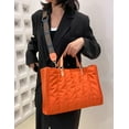 thumbnail image 4 of Kukuzhu Quilted Shoulder Tote Shoulder Bag Women Padding Cotton Down Hobo Bag Large Fashion Shopping Bags, 4 of 6