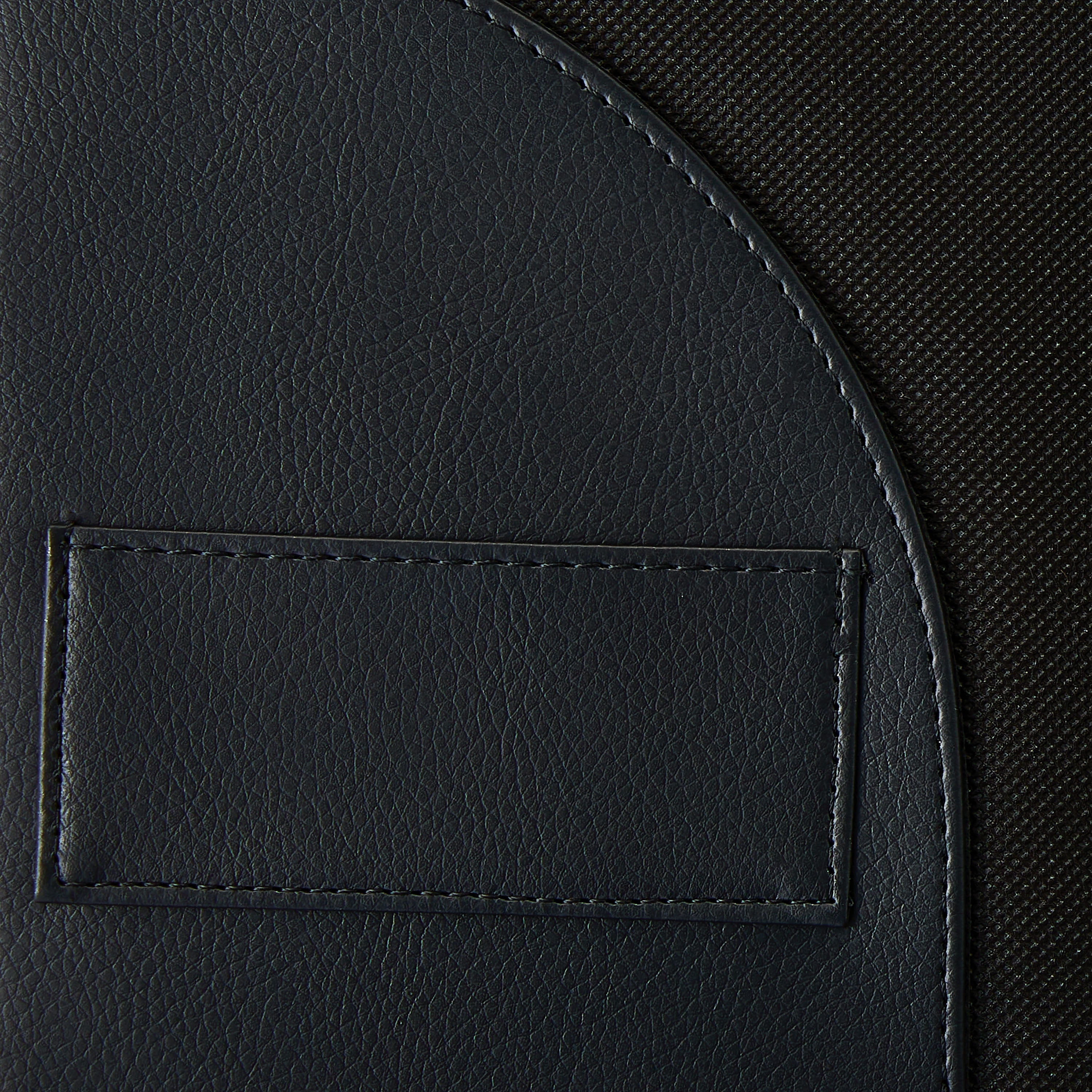 Pen+Gear Small Faux Leather Black Padfolio with Writing Pad