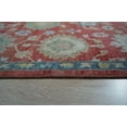 thumbnail image 4 of EORC Rust Hand-Knotted Wool Classic Floral Area Rug, 4 of 7