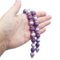 thumbnail image 2 of Cousin DIY 17-Inch Acrylic Purple Shamballa & Swirl Bead Strand, 62 Pieces, 2 of 8