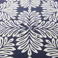 thumbnail image 4 of MARTHA STEWART Tulum Indoor Outdoor Decorative Pillow 2-Pack Set, UV Fade Resistant, Water Repellent, Printed Modern Design, Navy Blue, 18"x18", 4 of 9
