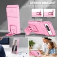thumbnail image 2 of for Google Pixel 8 Phone Case with Tempered Glass Screen Protector Slide Camera Lens Kickstand Military-Grade Bumpers  Shockproof Protective Cover for Women Men Girls Rose Gold, 2 of 14