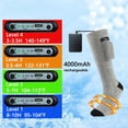 thumbnail image 4 of Calcetines Calefactores Térmicos Invierno Calefactables Eléctricos 3 Modos para Hombres Y Mujeres, 4 of 9