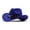 Blue, variant on Western Hat For Men - Western Denim Curved Top Hat Woolen Big Brimmed Hat Style British Jazz Hat,Navy,M