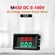 thumbnail image 4 of Medidor corriente voltaje digital Bsvklp DC0-100V Amp Volt Gauge LED dual rojo verde 50A, 4 of 9