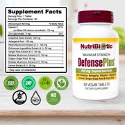 NutriBiotic DefensePlus, Immune Support with GSE, 90 Tablets