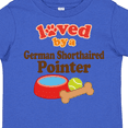 thumbnail image 4 of Inktastic German Shorthaired Pointer Loved by Boys or Girls Toddler T-Shirt, 4 of 5