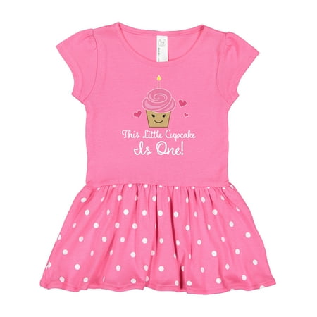 

Inktastic 1st Birthday Cupcake Girls Cute Gift Baby Girl Dress