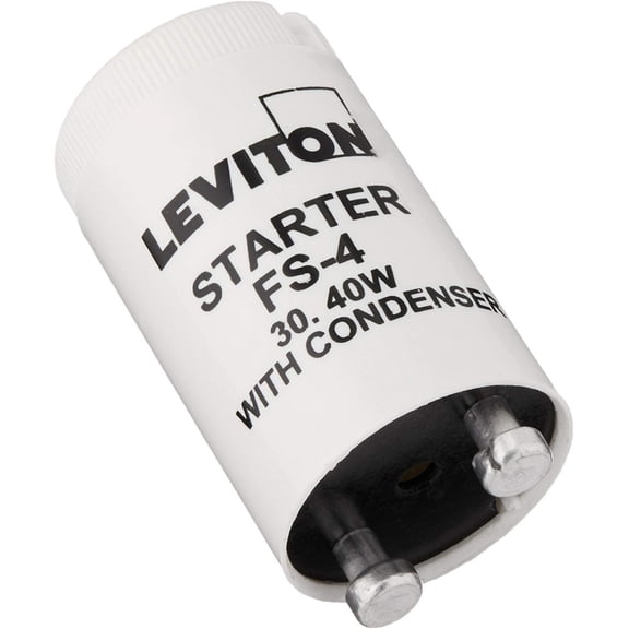 Leviton 13891 Fluorescent Lamp Starter Basic 13, 30 and 40W FS-4