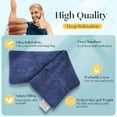 thumbnail image 6 of uncn Microwave Heat Pad with Washable Cover Heat Packs for Relaxation Microwavable Wheat Bags (44×13.5cm) Soft Weighted Neck Warmer for Hot/Cold Use, 6 of 7