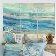 thumbnail image 2 of Designart Ocean Mineral Waves Canvas Wall Art, 2 of 2