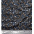 thumbnail image 1 of Soimoi Poly Georgette Fabric Floral & Paisley Print Fabric by The Yard 42 Inch Wide, 1 of 5