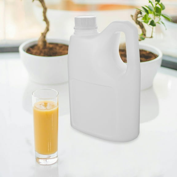 FRCOLOR 2 Pcs Juice Bottle with Handle 23.50X15.80X9.00CM White