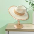 thumbnail image 4 of de estilo retro, parasol de de verano, accesorios de protección , sombreros de vaquero Fedora para pesca, , beige Soledad Sombrero de paja de ala ancha, 4 of 8