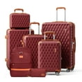 thumbnail image 1 of Melalenia - 7 Luggage Sets ABS Hardside Spinner Luggage -With Spinner Wheels and TSA Lock, 1 of 8