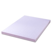 Mellow 4 Ventilated Memory Foam Mattress Topper with Lavender Infusion, Queen