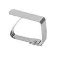 thumbnail image 2 of Clip para cubierta de mesa de acero inoxidable liviano clip para tela de escritorio fácil de usar pícnics en casa resistentes y duraderos plateados para bufés de ANGGREK Otros, 2 of 5