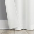 thumbnail image 3 of No. 918 Landon Textured Semi-Sheer Grommet Curtain Panel, 40"W X 63"L, White, 3 of 7