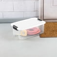 thumbnail image 3 of Contenedor de almacenamiento Sterilite Ultra Latch Box de 18 cuartos de galón, paquete de 24 unidades, transparente, 3 of 9