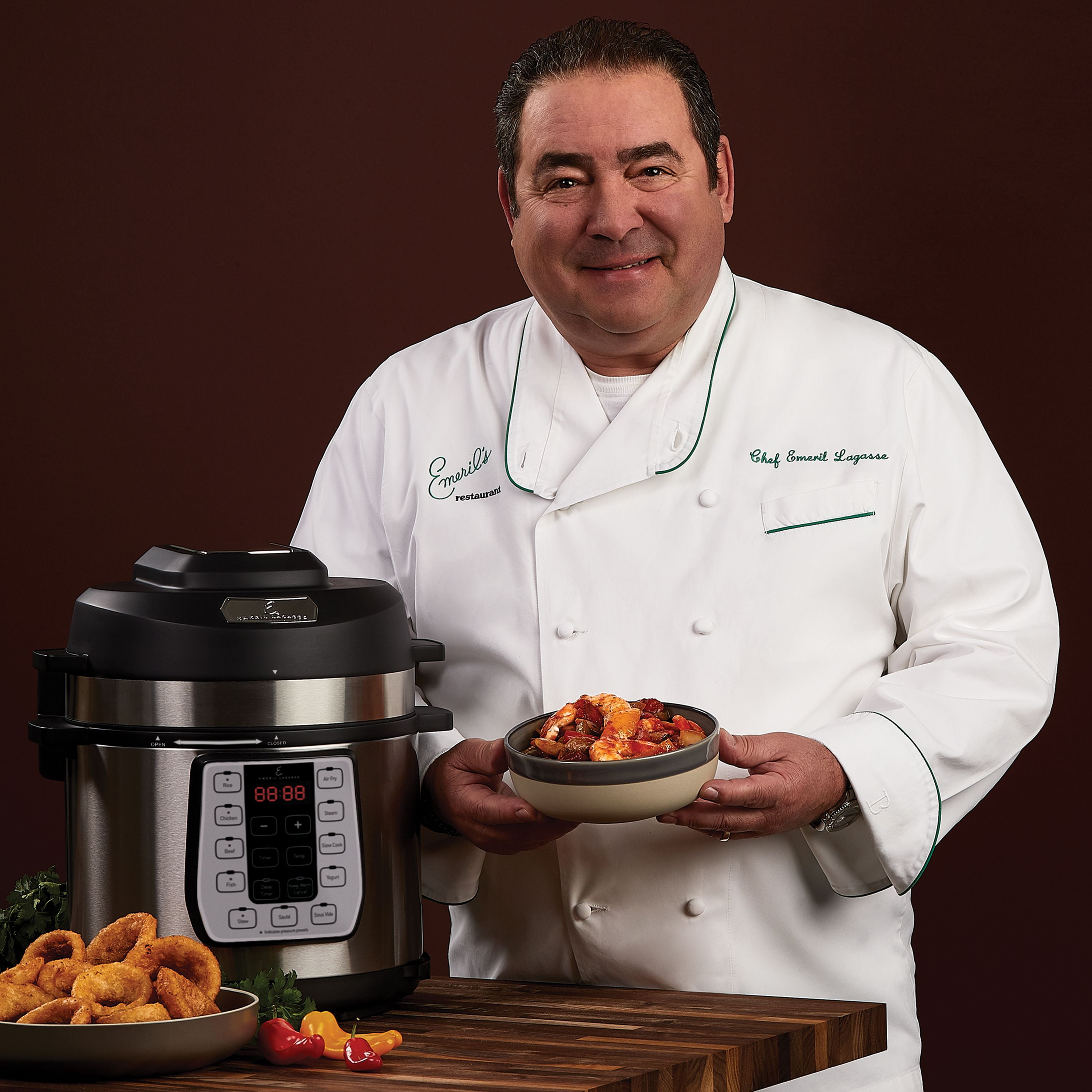 Emeril Everyday Brandclub Emeril Lagasse Pressure AirFryer Plus 6QT