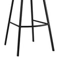 thumbnail image 3 of Tandy Black Faux Leather and Black Metal 26" Counter Stool, 3 of 11