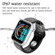 thumbnail image 5 of Moyic cardíaco Calorías Cuenta de pasos Reloj inteligente Compatible con Bluetooth 4.0 Reloj de de fitness de recordatorio Electrónica Blanco negro, 5 of 8