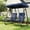 Dark blue, variant on 2-Person Outdoor Porch Swing Chair, Heavy Duty Patio Glider with Adjustable Canopy and Removable Soft Cushions, Comfortable Patio Bench for Garden, Porch, Balcony