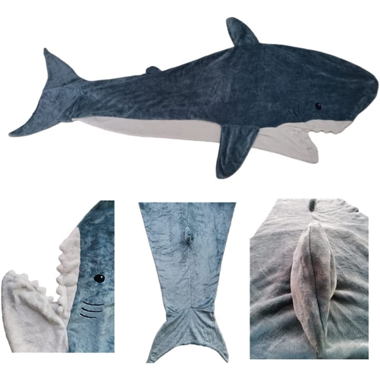 Shark Blanket for Boys Girls Super Soft Cozy Flannel Hoodie Shark Tail  Wearable Fleece Throw Blanket Kids Cosplay Shark Costume Shark Gifts for  Shark Lovers(S Fits Heights Less Than 4'5). - Walmart.com