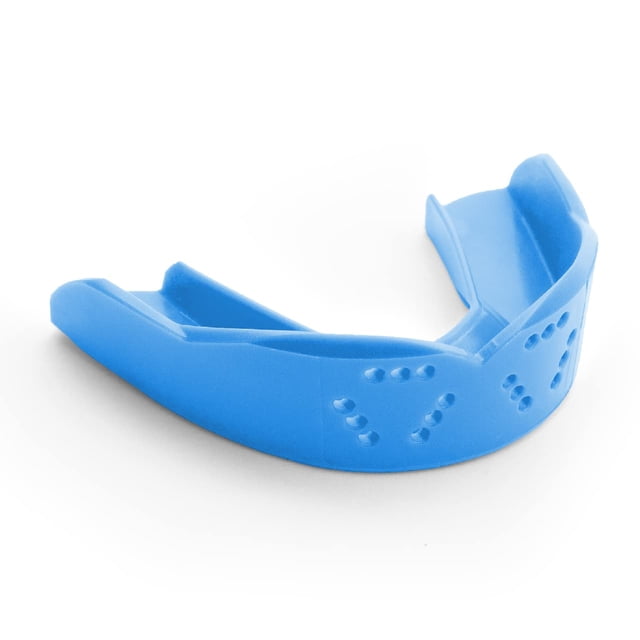 Protector bucal SISU 3D azul eléctrico de 2.0 mm de grosor para atletas