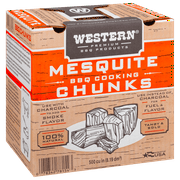 Western 500 CU in Mesquite Smoking Wood Chunk Box CS