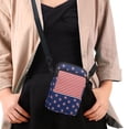 thumbnail image 4 of HELLHERO Red White Stripes Small Crossbody Purse for Adults with Shoulder Strap Shoulder Bags Polyester Women Adjustable Shoulder Strap, 4 of 7