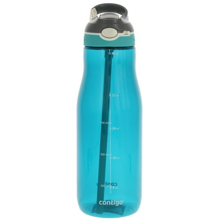 Contigo AUTOSPOUT Ashland Reusable Water Bottle - Spout Shield Protects from Germs - BPA Free - Top Rack Dishwasher Safe - Great for Sports, Home, Travel, 40oz, (Best From Waste Bottles)